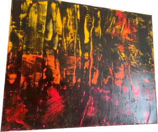 Midnight oil 50 x 40 cm ppar Karmaryu
