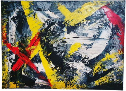 Asphalte 30x25 cm par Karmaryu