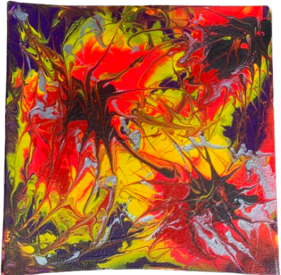 Neuronal series 30x30 cm par Karmaryu
